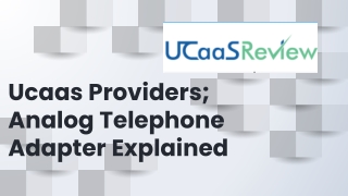 Analog Telephone Adapter Explained