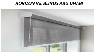 Horizontal Blinds Abu Dhabi