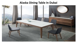Alaska Dining Table Dubai