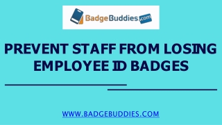 Useful Tips for Preventing Staff From Losing Their Custom ID Badges