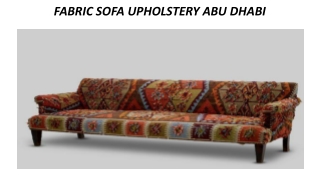 Fabric Sofa Upholstery Abu Dhabi