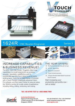 1624R S5 Small CNC Router Supplier
