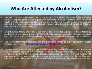 Alcohol rehabilitation Centre in Pune