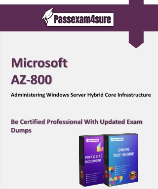 Get Microsoft AZ-800 Dumps PDF With Free Updates For 90 Days