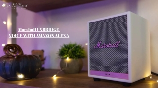 Marshall Uxbridge Alexa Voice Bluetooth Smart Speaker