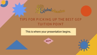 The Best GEP Tuition Point Selection Guide