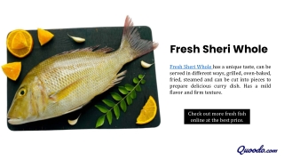 fresh sheri fish