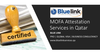 MOFA Attestation Services in Qatar_