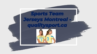 Sports Team Jerseys Montreal - qualitysport.ca