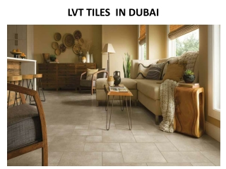 LVT Tiles In Dubai