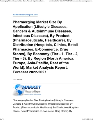 Pharmerging Market