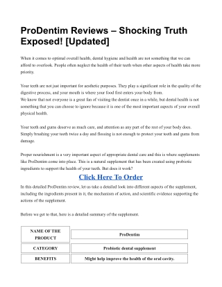 ProDentim Reviews, Is It Worth It, Results & Complaints
