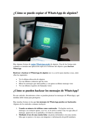 espiar whatsapp gratis
