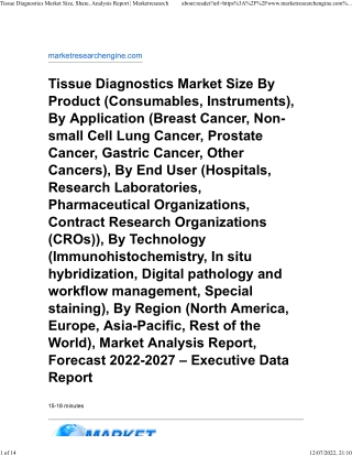 Tissue Diagnostics Market