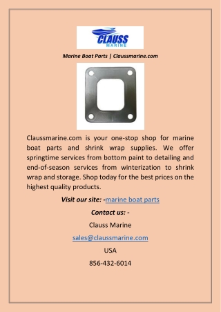 Marine Boat Parts