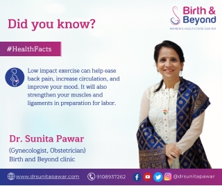 Exercise during pregnancy | Best Gynecologist in HSR Layout | Dr. Sunita Pawar