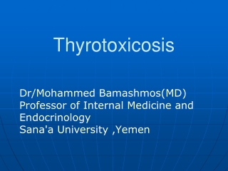 Hyperthyroidism.