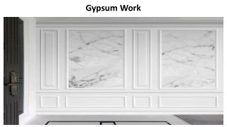 Gypsum Work