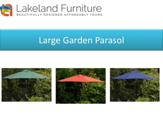 Large Garden Parasol