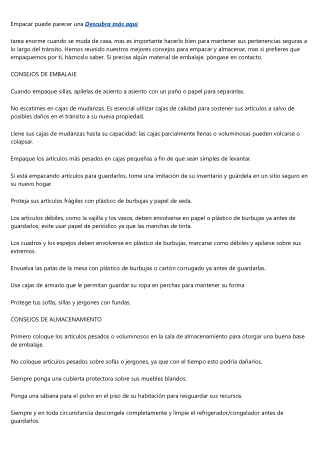 Mudanzas Economicas Madrid os da varios consejos para una mudanza facil y rapida