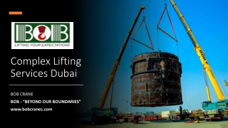 Complex Lifting Services Dubai