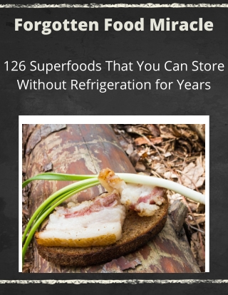 The Lost Superfoods