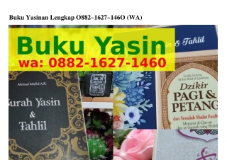 Buku Yasinan Lengkap Ö88ᒿ~IᏮᒿᜪ~IㄐᏮÖ(WA)