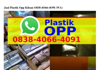 Jual Plastik Opp Kiloan Ô8౩8-ᏎÔ66-ᏎÔ9l(WA)