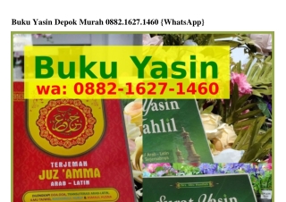 Buku Yasin Depok Murah Ô882.I62ᜪ.IᏎ6Ô(WA)