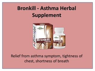 Boosting Lung Funtion with Asthma Bronkill Capsule