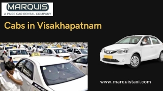 Best Cabs in Visakhapatnam, India
