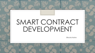 Smart contract development25
