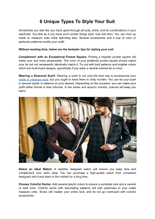 Pascalis Bespoke Tailoring Online Presentations Channel