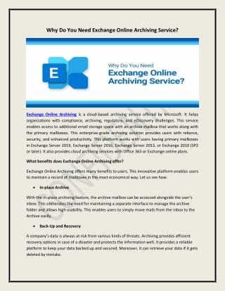 Best Exchange Online Archiving License Price