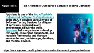 Top Affordable outsourced Software Testing Companies