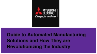 Automated Manufacturing Solutions