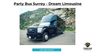 Party Bus Surrey - Dream Limos