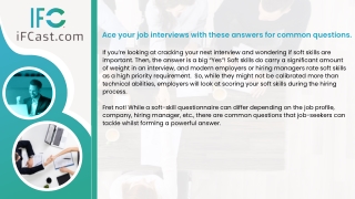 Ace your job interviews with these answers for common questions.