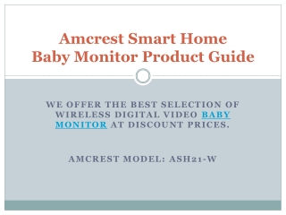 Amcrest Smart Home baby Monitor