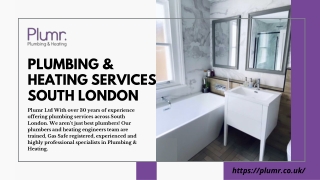 plumber services in Croydon - Plumr