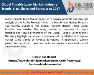 Global Tunable Laser Market report Pdf -
