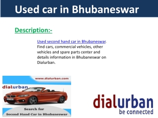 Used car in Bhubaneswar