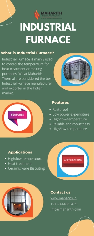 Find Industrial Furnace from Maharith Thermal!!!