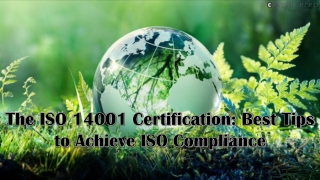 The ISO 14001 Certification Best Tips to Achieve ISO Compliance