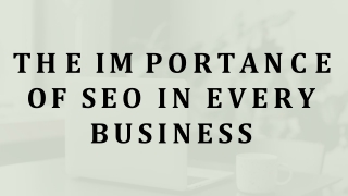 Search Modifiers - The Importance of SEO in every business