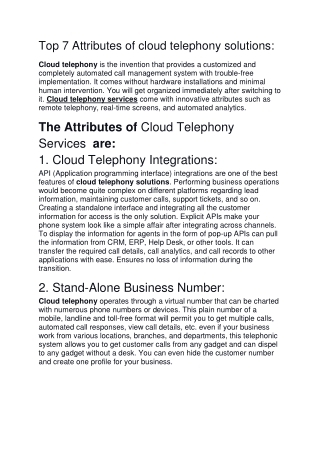 Top 7 attributes of cloud telephony solutions_ 1