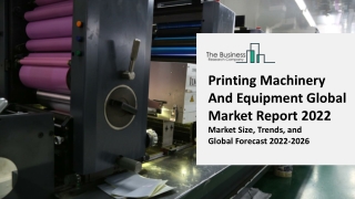Global Printing Machinery And Equipment Market Competitive Strategies