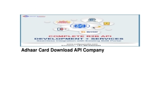 Best Adhaar Card Download API Provider Company2