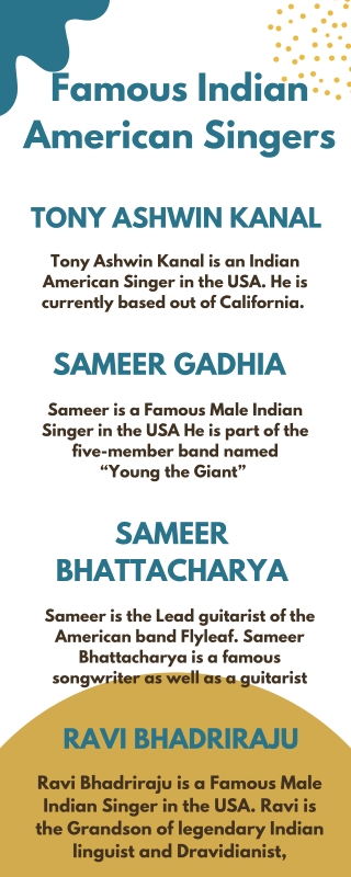 Famous Indian American Singers - Info