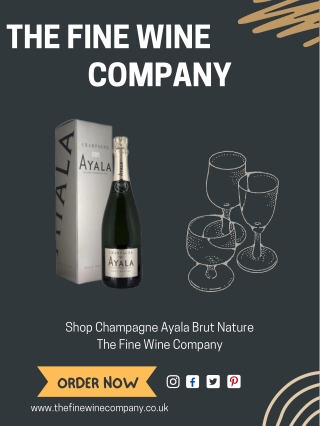 Shop Champagne Ayala Brut Nature - The Fine Wine Company